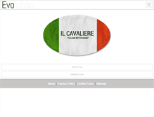 Tablet Screenshot of ilcavaliere.co.uk